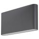 Rabalux Spoljna zidna rasveta Nesna LED 2X 6W antracit siva (7952) - 7952