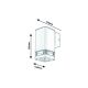 Rabalux Spoljna zidna rasveta Sintra GU10 1X MAX 25W mat crno (7955) - 7955