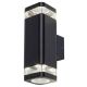 Rabalux Spoljna zidna rasveta Sintra GU10 2x MAX 25W mat crno (7956) - 7956