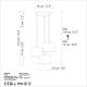 OPVIQ Visilica Duz-195Retro-3, crna - EP3005257