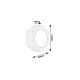 RABALUX Spoljna zidna rasveta Avola LED 9W - 7964