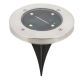 Rabalux Solarna rasveta Dannet LED 024W brušeni hrom (7975) - 7975