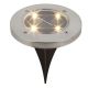 Rabalux Solarna rasveta Dannet LED 024W brušeni hrom (7975) - 7975