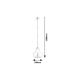 Rabalux Visilica Jezabel E27 1x MAX 60W hrom (7976) - 7976