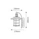 Rabalux Zidna lampa Sudan E27 1x MAX 60W bronzana (7991) - 7991