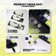 FANTECH Tastatura Mehanicka Gaming MK878S RGB Atom 104S Mori bela (Rosie switch) - EP3169523