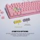 FANTECH Gejmerska mehanicka tastatura MK894 Maxpower II Sakura edition yellow switch - EP2870929