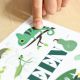 POPPIK Edukativni poster s nalepnicama Mini otkrića: Zelena boja - MIN009