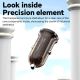 Auto punjac KONFULON C85Q, 3.6A, QC3.0 22.5W, PD 30W transparentan - EP3084060