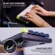FANTECH Tastatura Mehanicka Gaming MK874V2 RGB Atom 63 Mori bela (rosie switch) - EP3169505