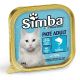 SIMBA Pašteta za mačke Adult riba 100g - 8009470009232