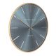 DEKOR DOM Zidni sat OYSTER 65cm 781105 - Steelblue/Gold - DCS - EP2880480
