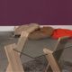 HANAH HOME Klub sto Roman mini, svetlobraon/staklo - 801CMY2805