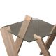 HANAH HOME Klub sto Roman mini, svetlobraon/staklo - 801CMY2805
