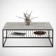 HANAH HOME Klub sto Etna, siva - 801CMY2835