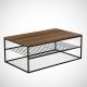 HANAH HOME Klub sto Etna, braon - 801CMY2837