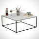HANAH HOME Klub sto Poly, bela - 801CMY2850