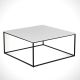HANAH HOME Klub sto Poly, bela - 801CMY2850