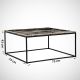 HANAH HOME Klub sto Poly, braon - 801CMY2851