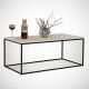 HANAH HOME Klub sto Cosco, crna/svetlobraon - 801CMY2854