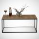 HANAH HOME Klub sto Cosco, braon/crna - 801CMY2855