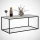 HANAH HOME Klub sto Cosco, crna/bela - 801CMY2857