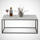 HANAH HOME Klub sto Cosco, crna/bela - 801CMY2857