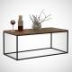 HANAH HOME Klub sto Cosco, crna/braon - 801CMY2858