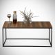 HANAH HOME Klub sto Cosco, crna/braon - 801CMY2858