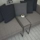 HANAH HOME Konzolni sto Callen, crna/staklo - 801CMY2887
