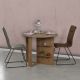 HANAH HOME Sklopivi trpezarijski sto Middle, braon - 801CMY2923