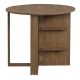 HANAH HOME Sklopivi trpezarijski sto Middle, braon - 801CMY2923