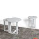 HANAH HOME Set klub stolova Mira, bela - 801CMY2925