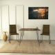HANAH HOME Trpezarijski sto Sandalf, braon - 801CMY2937
