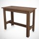 HANAH HOME Barski sto Barra, braon - 801CMY2941