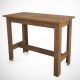 HANAH HOME Barski sto Barra, braon - 801CMY2943