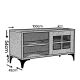 HANAH HOME TV komoda Revival 100, braon - 801CMY3002