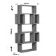HANAH HOME Polica za knjige Box, bela - 801CMY3604