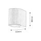 Rabalux Spoljna zidna rasveta Chile GU10 1x MAX 35W brušeni aluminijum (8020) - 8020