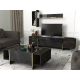 HANAH HOME Klub sto Veyron, crna - 804TRH2825