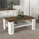 HANAH HOME Klub sto Sansa, bela/braon - 804TRH2842
