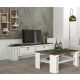 HANAH HOME Klub sto Sansa, bela/braon - 804TRH2842