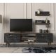 HANAH HOME TV komoda Ayden, mermer crna/braon - 804TRH3046