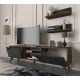 HANAH HOME TV komoda Ayden, mermer crna/braon - 804TRH3046