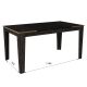 HANAH HOME Trpezarijski sto Veyron, crna - 804TRH4204