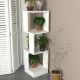 HANAH HOME Polica za knjige Levander, bela - 804TRH4503