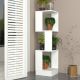 HANAH HOME Polica za knjige Levander, bela - 804TRH4503