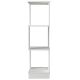 HANAH HOME Polica za knjige Levander, bela - 804TRH4503