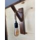 OPVIQ Zidna lampa Ahşap Aplik 18, braon - EP3005329