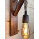 OPVIQ Zidna lampa Ahşap Aplik 18, braon - EP3005329
